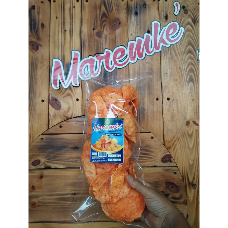 Maremke Shrimp Potato Chips | Ole - Ole typical of Pasuruan | 150 Gram ...