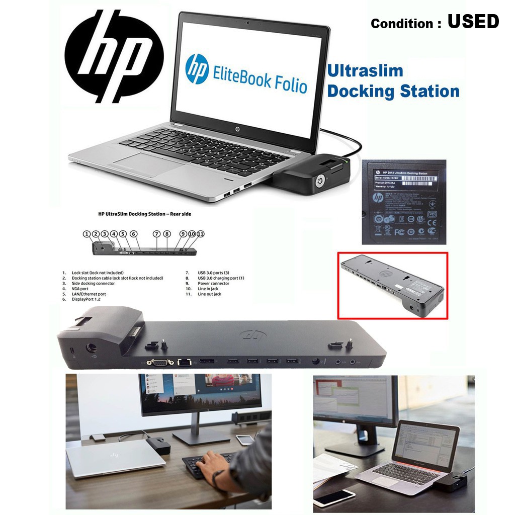 Hp elitebook 2024 docking station