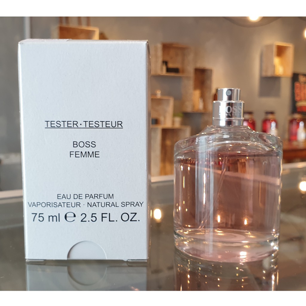 ORIGINAL TESTER UNIT Hugo Boss Femme 75ml EDP for women Shopee