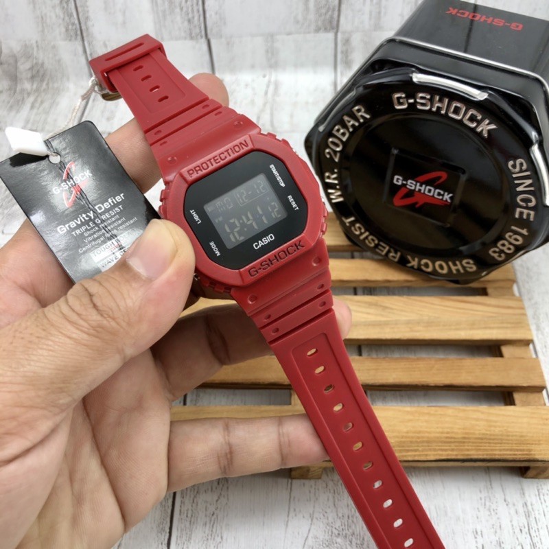 Gshock discount dw5600 red