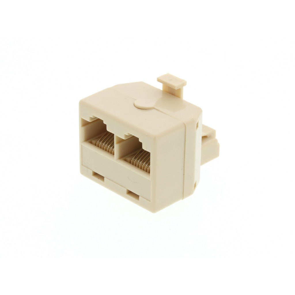 RJ45 8p8C 1 Male to 2 Female Network Extension Cable Y-Splitter ...