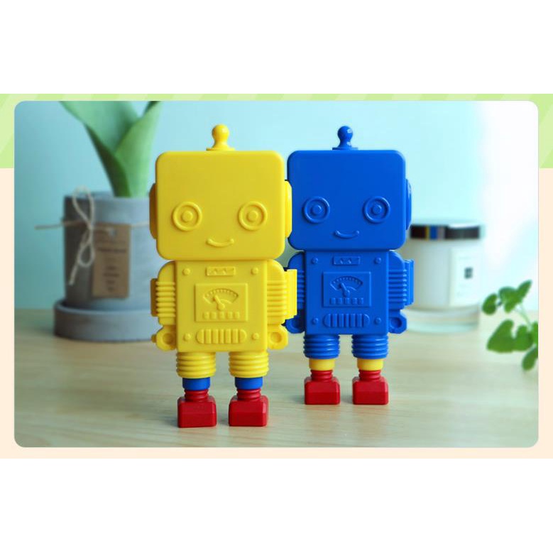 [Made in Korea] Baby, Kids Robot Fork and Spoon Set Cute Stainless Steel Cartoon Fork and Spoon
