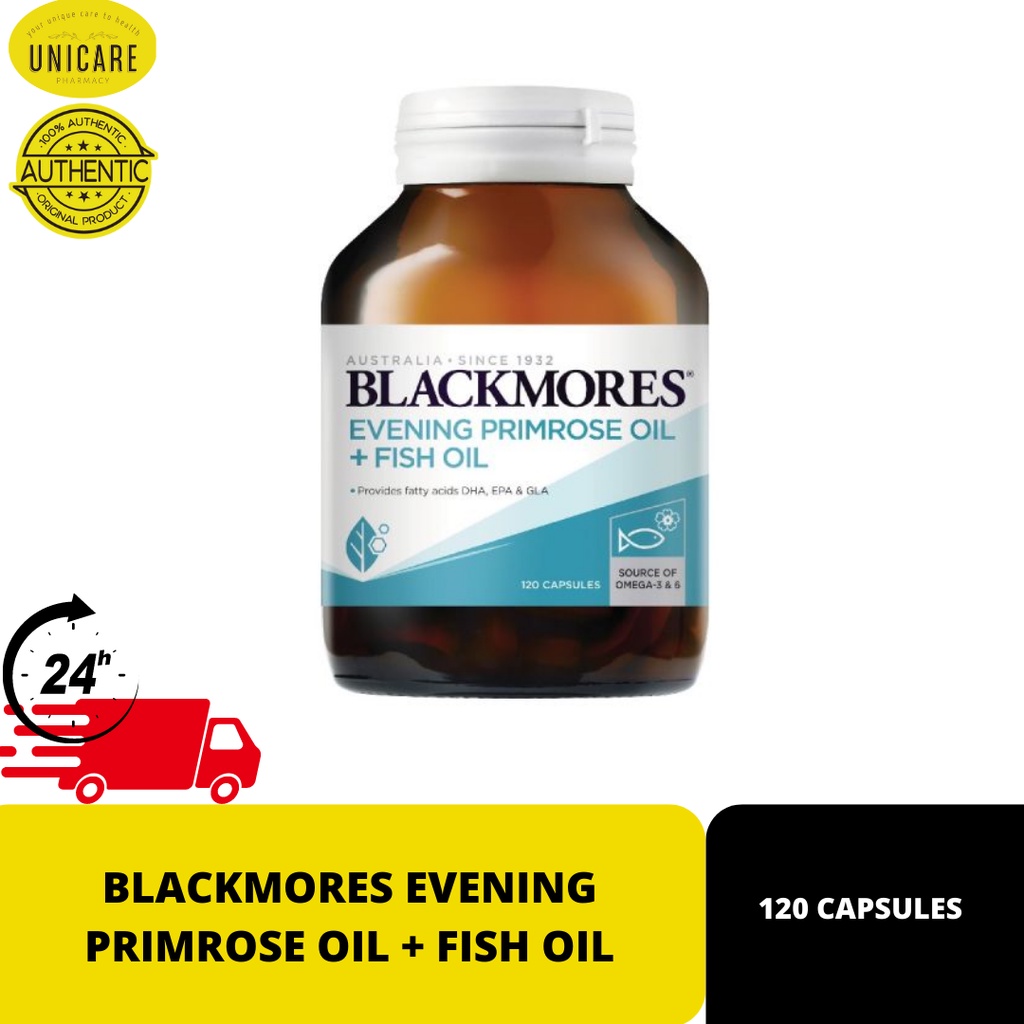 BLACKMORES EVENING PRIMROSE OIL + FISH OIL (120 CAPSULES) | Shopee Malaysia