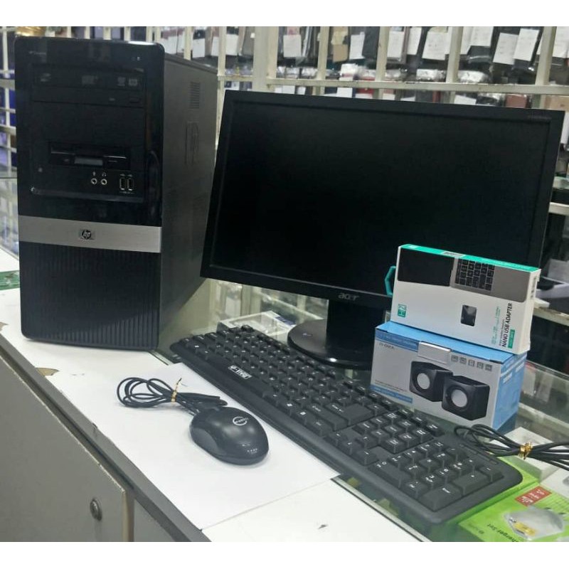 Computer Full Set HP DualCore Shopee Malaysia