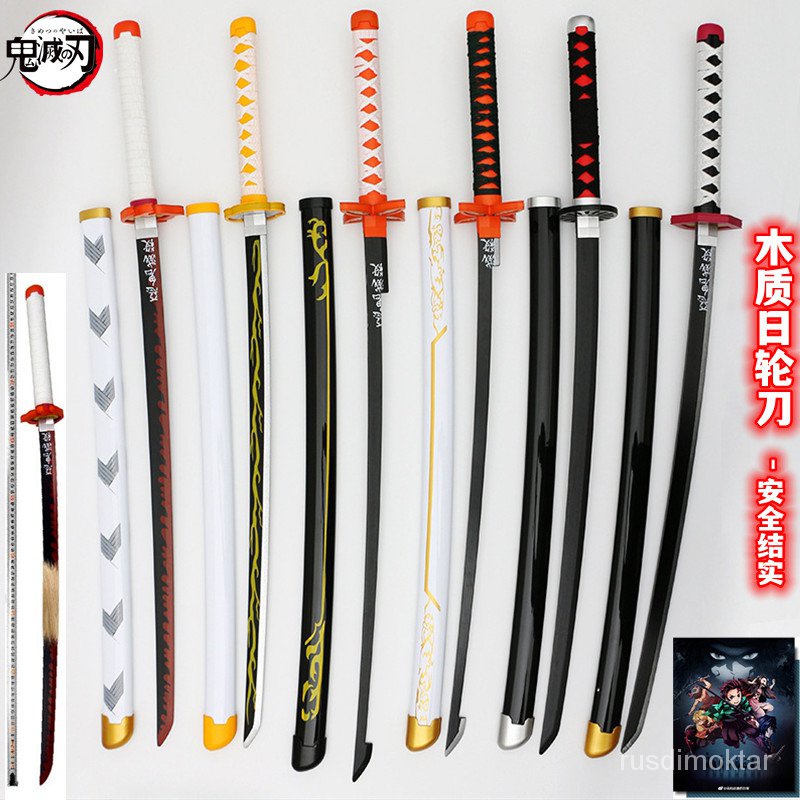 pedang demon slayer Kimetsu No Yaiba Japanese Wheel Knife Stove Door ...