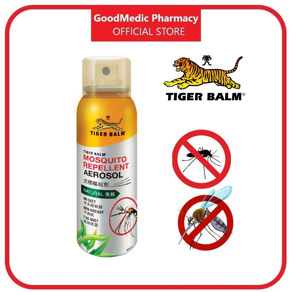 Tiger Balm Mosquito Repellent Aerosol Spray (120ml) Shopee Malaysia