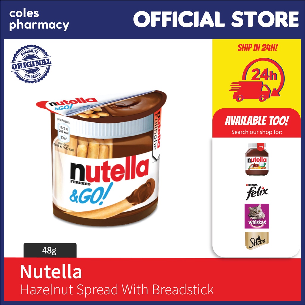 Nutella And Go Hazelnut Spread With Cocoa And Breadsticks 48g Shopee Malaysia 3802