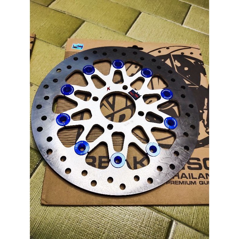 DISC PLATE KINGDRAG 267MM Y15/LC135/Y125 (ADA STICKER/LONGKANG)(READY ...