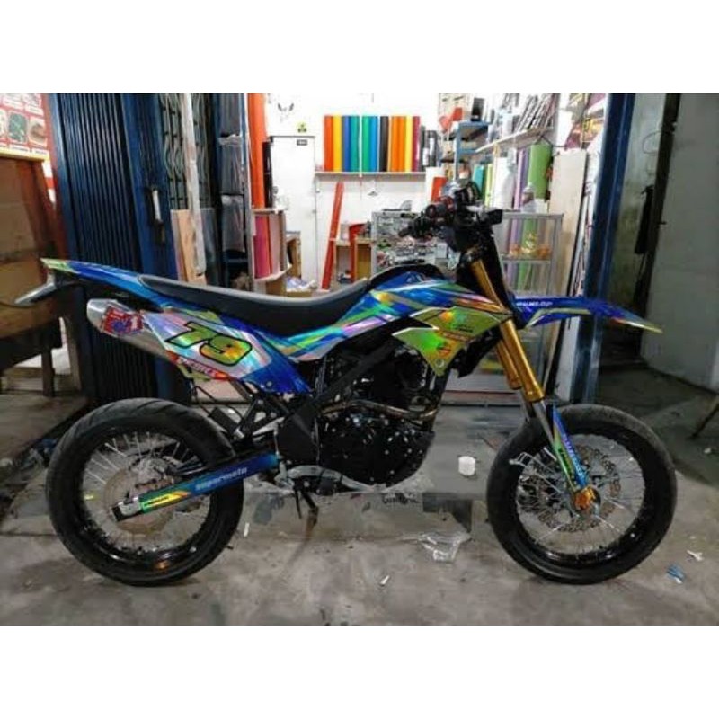 Decal Sticker Klx Bf Dtracker New Crf Wr Klx Full Hologram Material Maxdecal Shopee