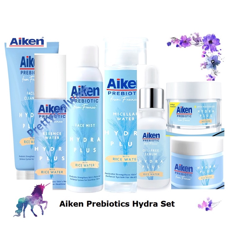 Aiken Prebiotics Hydra Set Prebiotic Hydra Cleanser/Micellar Water