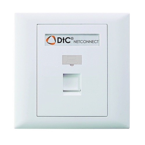 DTC-Netconnect 2102301 British 1 Port Faceplate with Shutter | Shopee ...