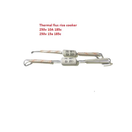 Rice Cooker Thermal Fuse 250V 10A 15A Temperature Celsius 185c, thermal ...