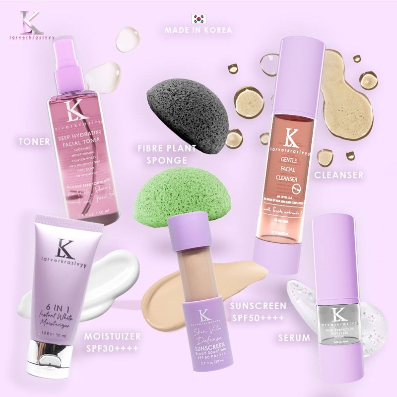 LarverKrasivyy Skin care set for acne blemish, pimple, oily skin