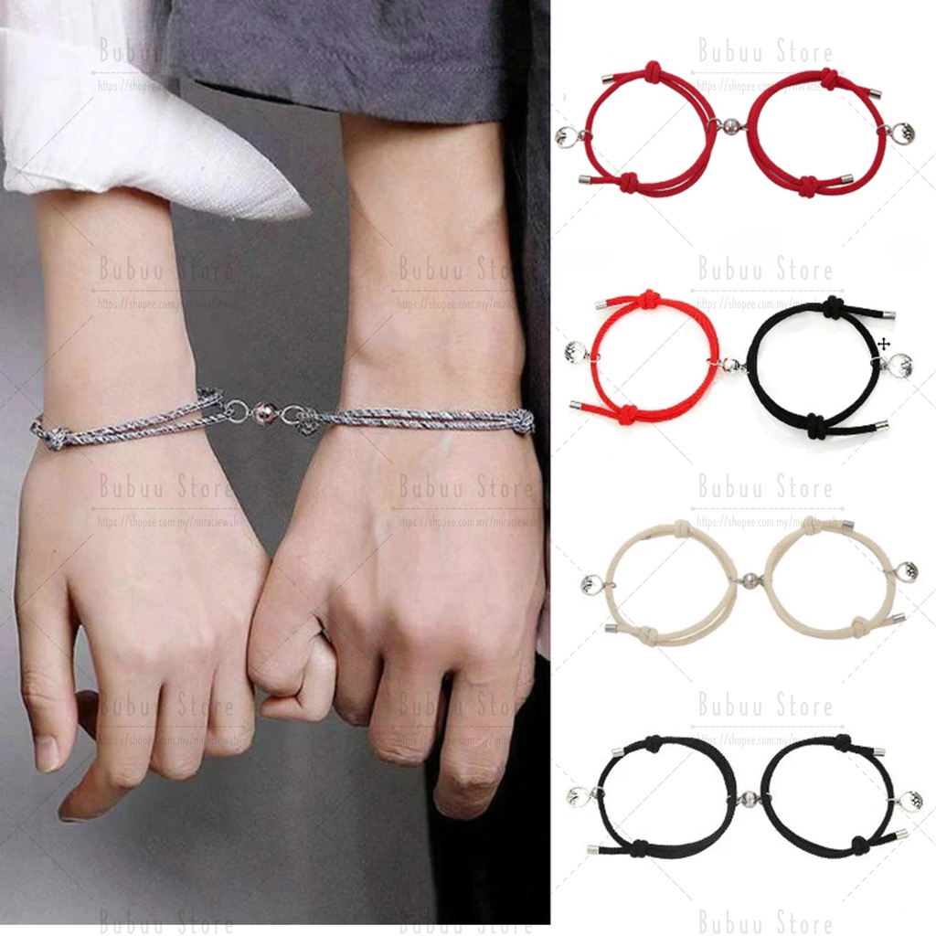 Couple magnetic deals bracelet shopee