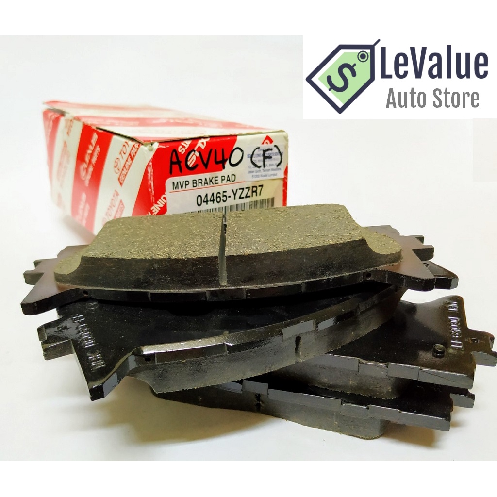 Original Toyota Camry Acv40 Front Disc Brake Pads 04465 Yzzr7 Toyota