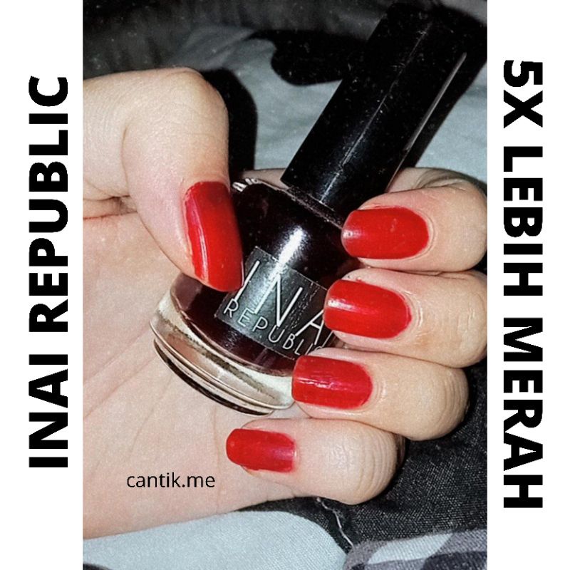 INAI Kuku Halal, 5 kali lebih merah/maaron/hitam/pink by Inai Republic ...