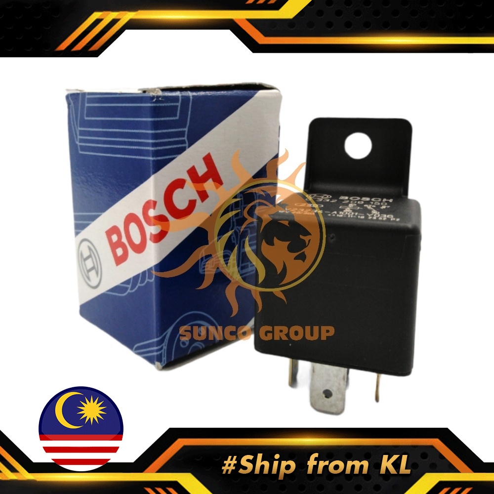 Bosch Universal Automotive Car Relay 12V 30A 5 Pin 87a Mini Relay ...