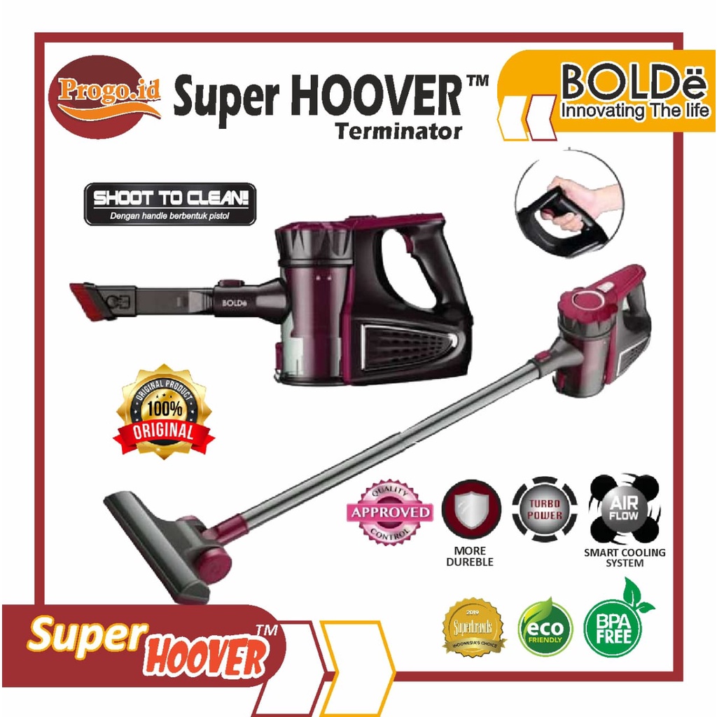 MESIN Bolde SUPER HOOVER TERMINATOR Vacuum CleanerMachine Doesn't