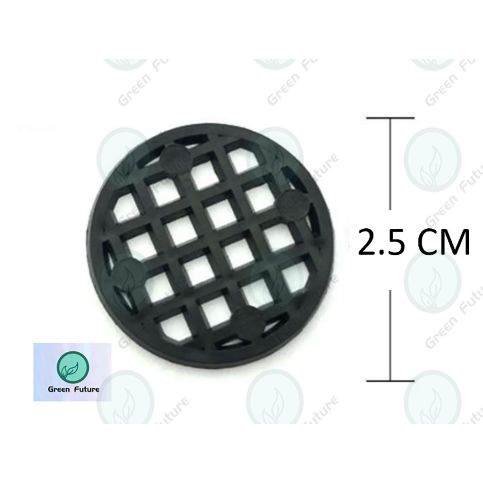 Wifehelper 10Pcs Giardinaggio Pot Vaso Foro Mesh Pad Pianta impregnazione Bonsai Inferiore Grid Mat(4,5cm