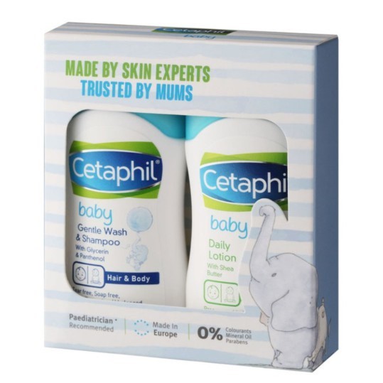 CETAPHIL Baby Deluxe Trial Set/ Travel Kit – Gentle Wash Shampoo