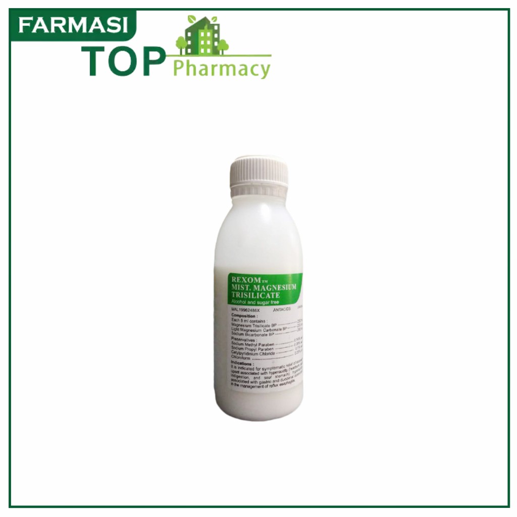 REXOM MIST MAGNESIUM TRISILICATE 120ML (MMT) | Shopee Malaysia