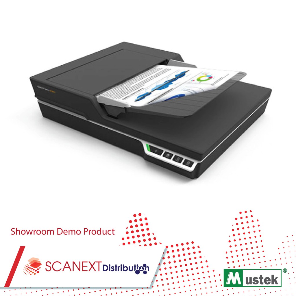 Document Scanner Auto Document Feeder + Flatbed Mustek iDocScan D20