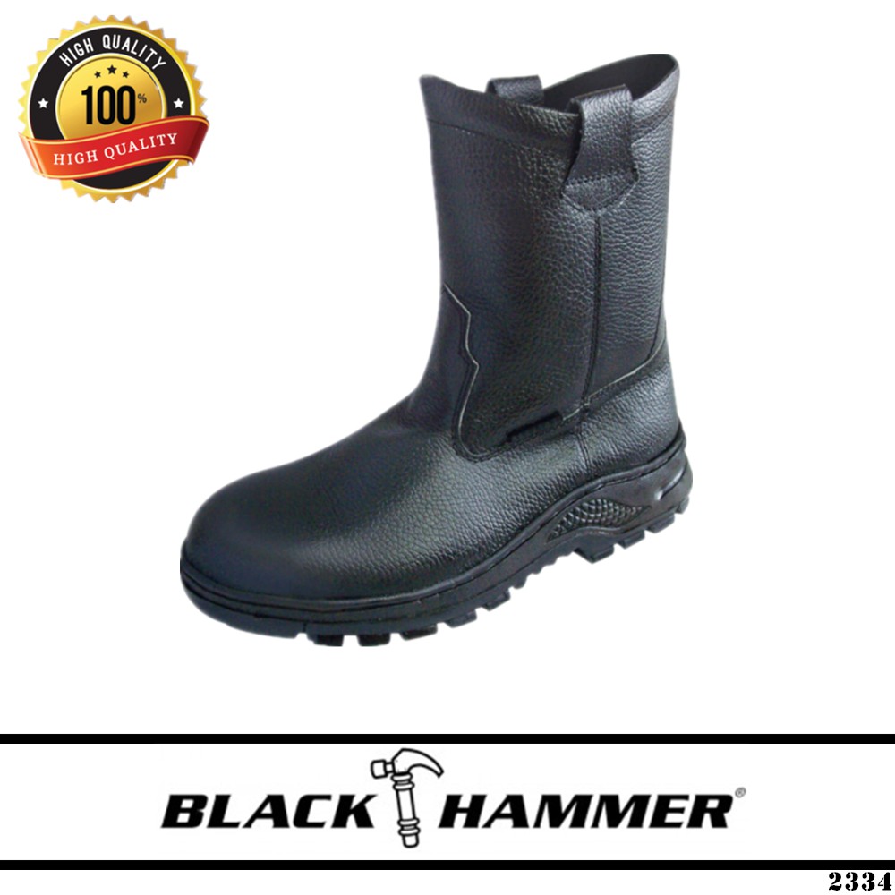 Safety Shoes Boots Steel Toe Cap Steel Mid Plate High Cut Slip On High