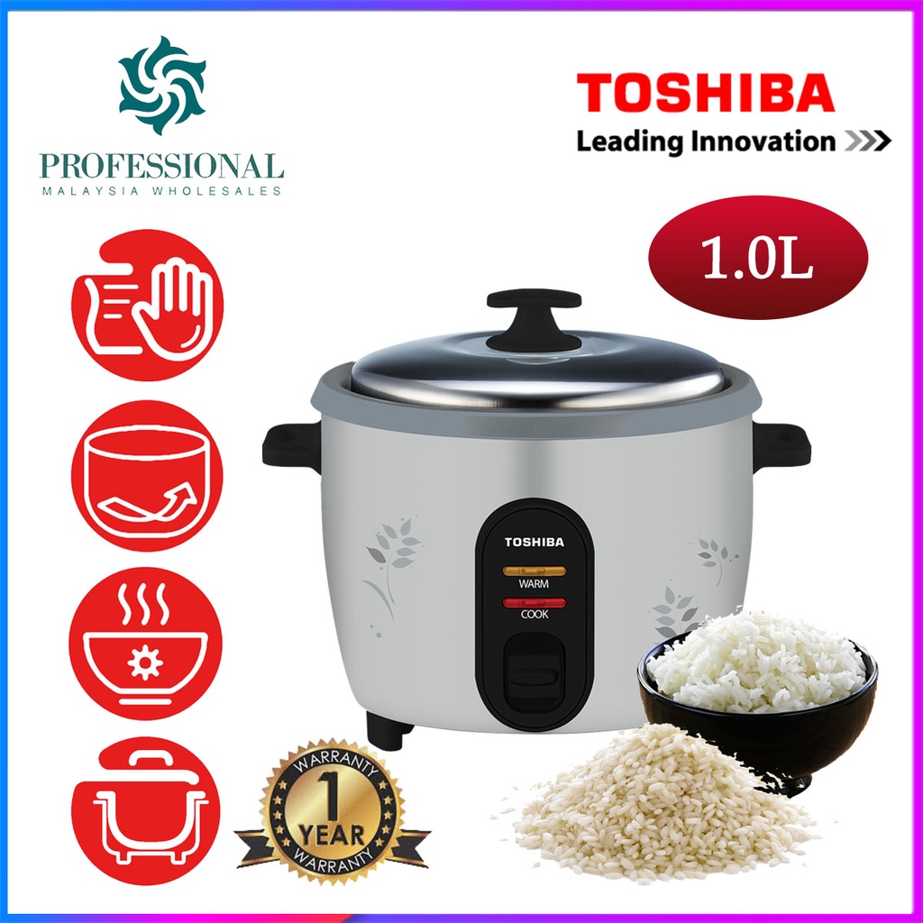 Toshiba 1.0L Non-Stick Rice Cooker RC-T10CEMY