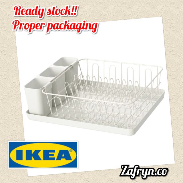 VARIERA Dish drainer, white, 42x30 cm - IKEA