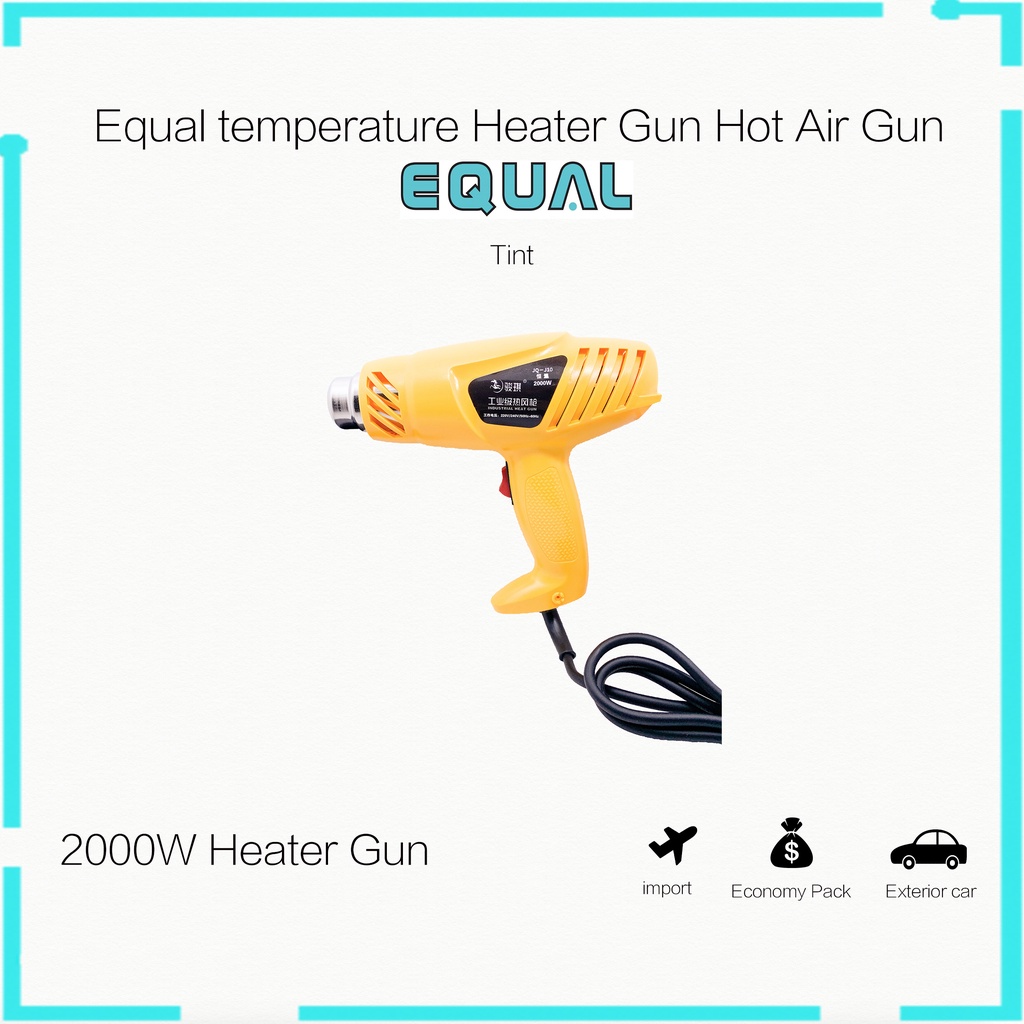 Equal temperature Heater Gun Hot Air Gun 2000W/热风槍 骏琪 | Shopee Malaysia