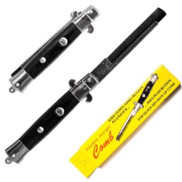 Switchblade Foldable Classic Stylist Comb | Shopee Malaysia