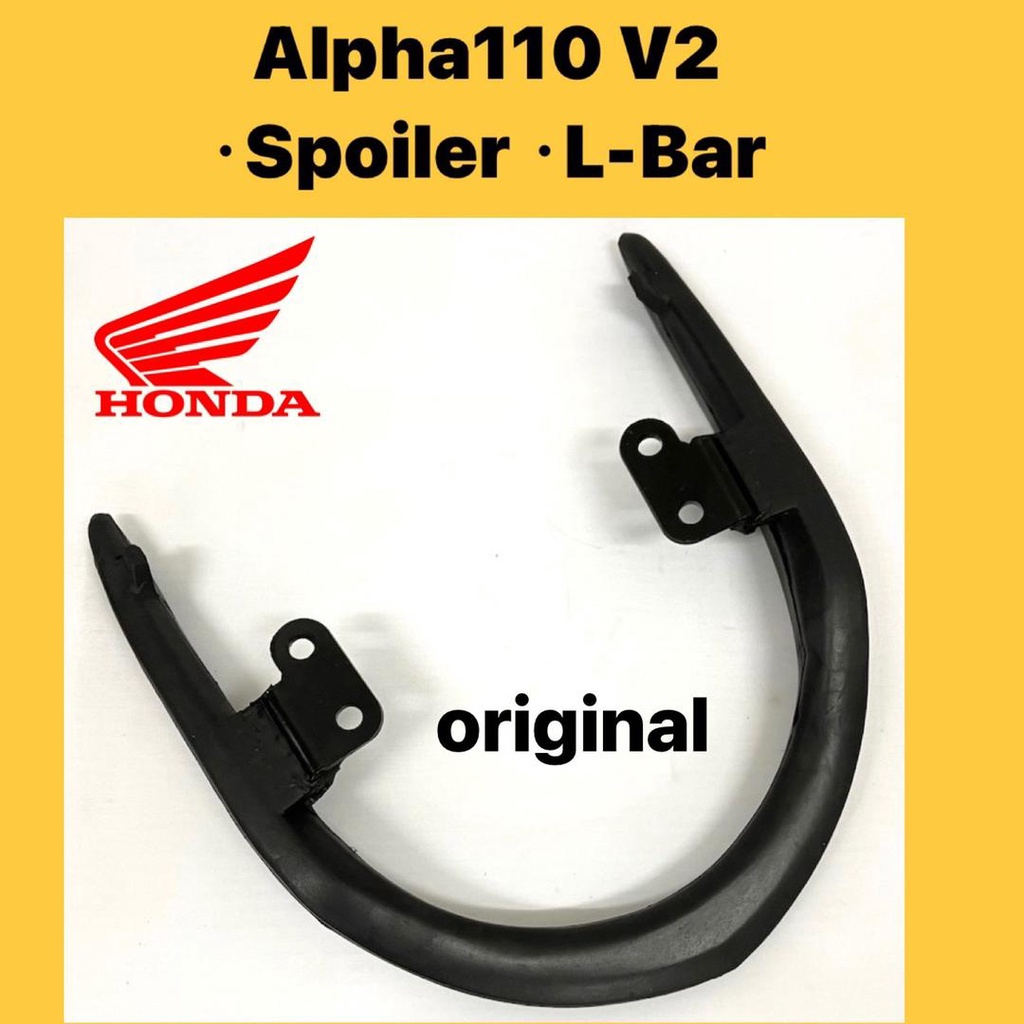 Honda Wave Alpha 110 V2 Rear Spoiler LOCAL / ORIGINAL L Bar G BAR ...