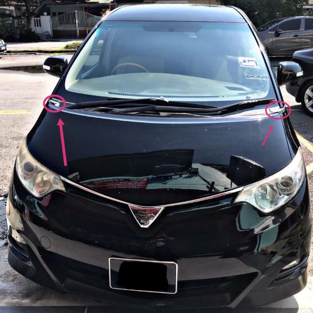 100% ORIGINAL TOYOTA ESTIMA ACR50 SIDE WINDSCREEN GRILLE COVER | Shopee ...
