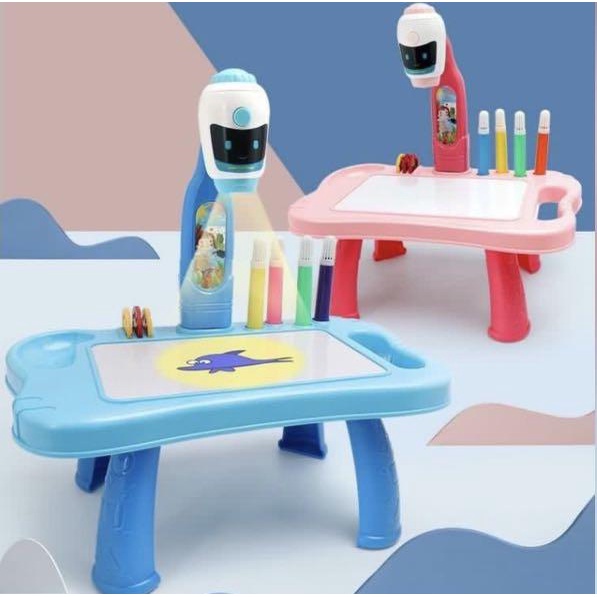 Children Led Projector Art Drawing Table Toys Kids Painting Board Desk ...