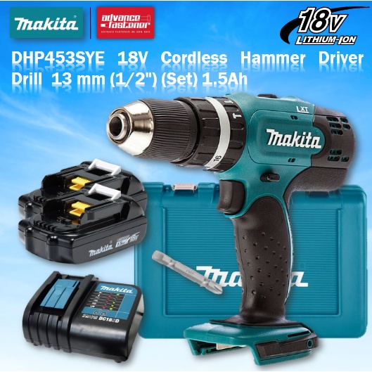 MAKITA DHP453 / DHP453Z / DHP453SYE Cordless Hammer Driver Drill 13MM