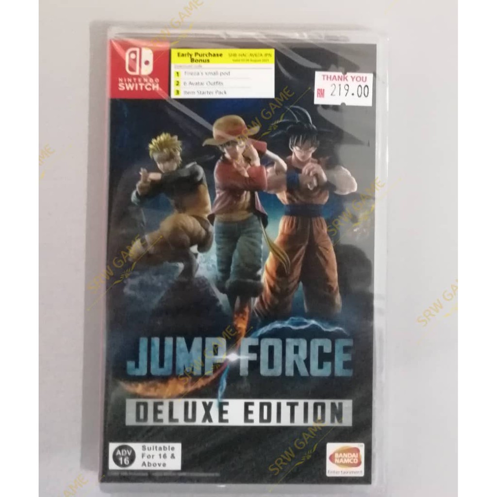 Nintendo Switch - JUMP FORCE DELUXE EDITION (English) | Shopee Malaysia