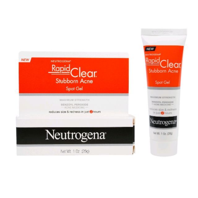 NEUTROGENA Acne Spot Gel (with 10 Benzoyl Peroxide) (28g) Shopee