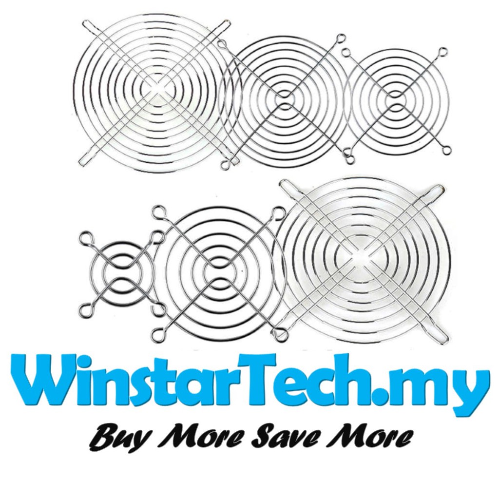 Metal PC CPU Cooling Cooler Fan Grill Finger Guard Protector 4cm 5cm