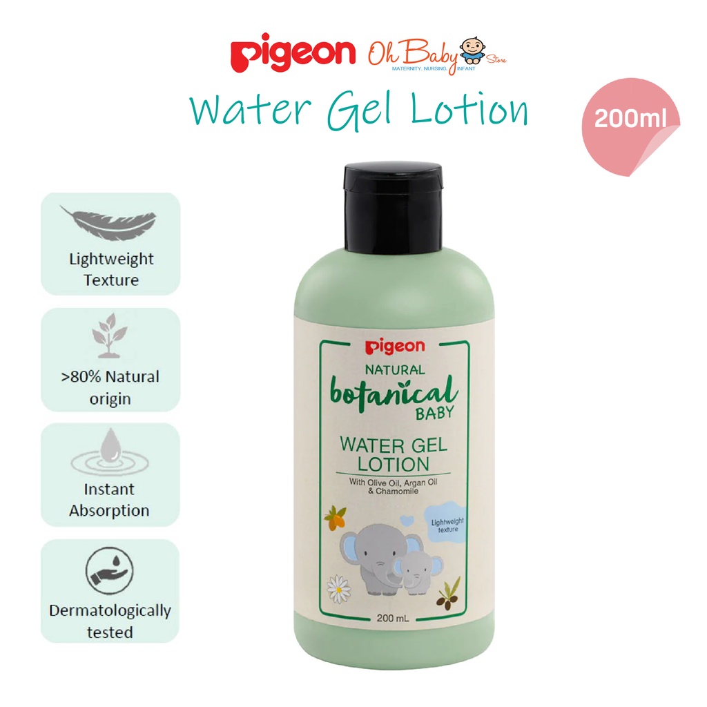 Natural Botanical Baby Water Gel Lotion - Pigeon Malaysia