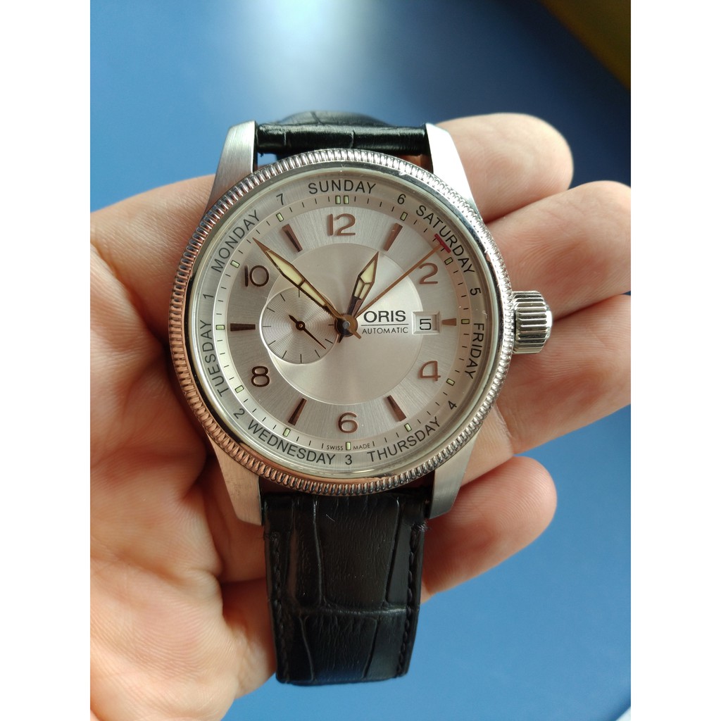 Oris big crown outlet small second