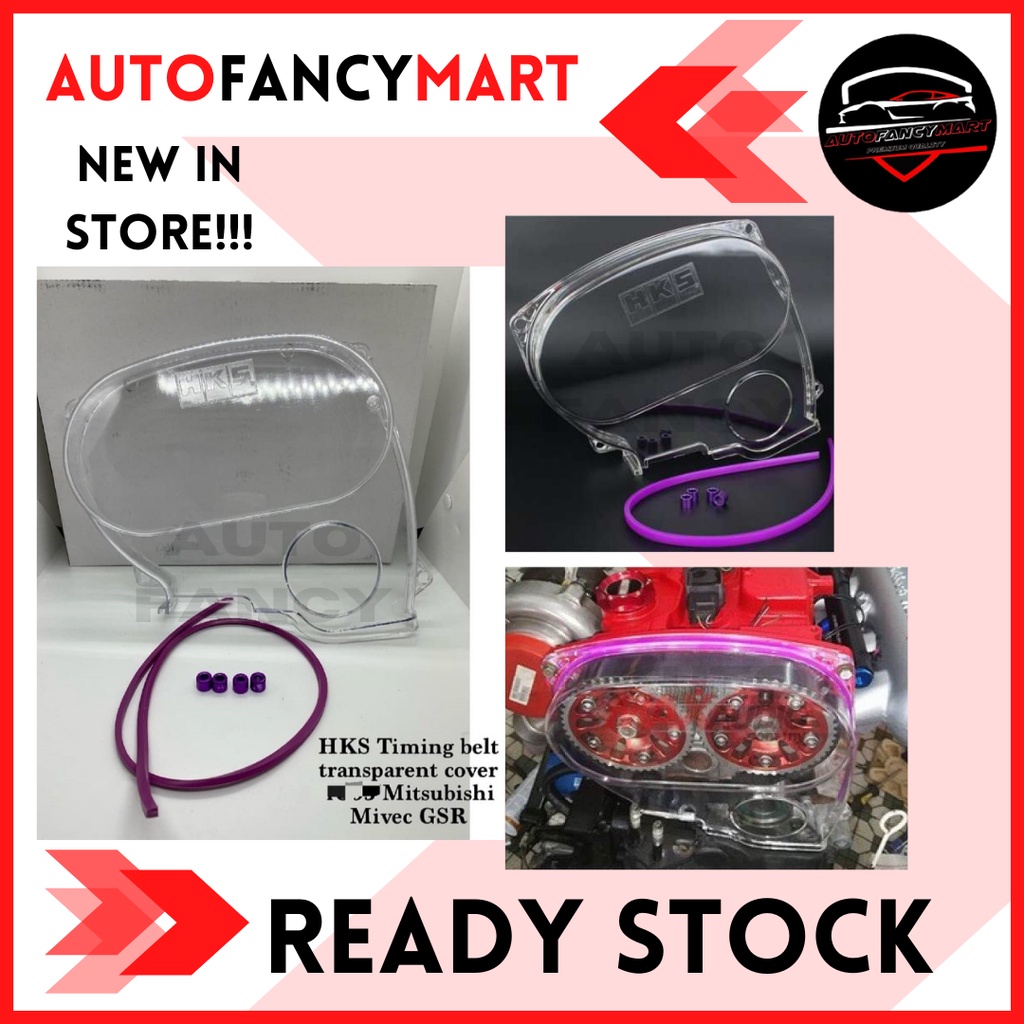 HKS TIMING BELT TRANSPARENT COVER WIRA 1.8 4G92 4G93 SATRIA GTI