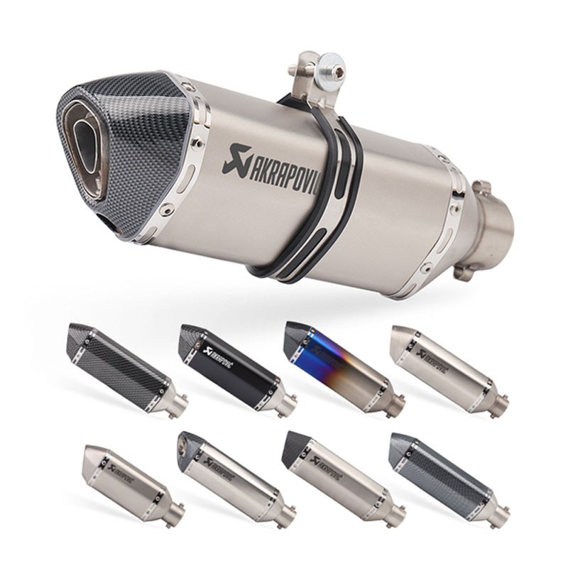 Motorcycle Exhaust Akrapovic Escapamento Para Escape Moto Muffler