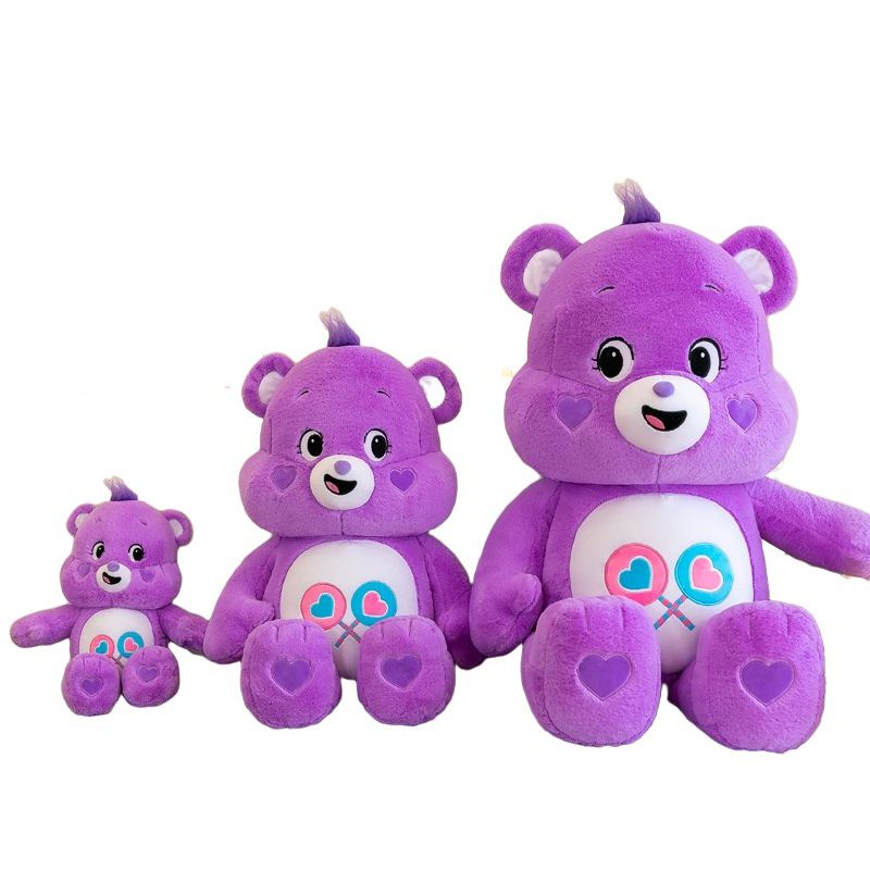 Care Bears Rainbow Plush Toy Soft And Fluffy Stuffed Animal For Kids ...