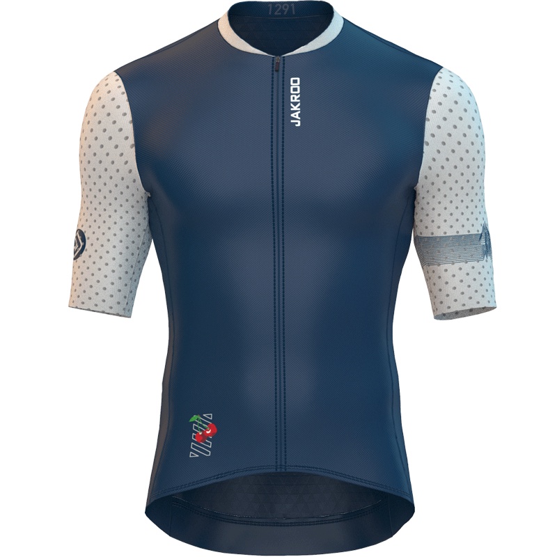 Jakroo Men's Short Sleeve Cycling Jersey Top Comfortable Breathable