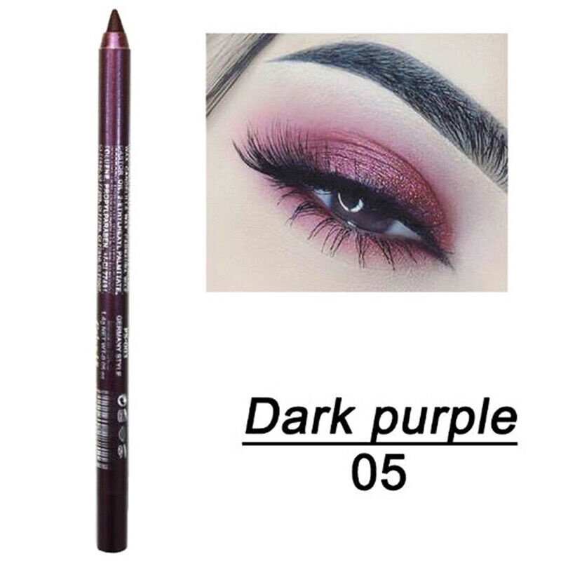 𝗘𝗬𝗘𝗟𝗜𝗡𝗘𝗥 𝗘𝗟𝗘𝗚𝗘𝗡𝗧 𝗖𝗢𝗟𝗢𝗥 Wine red green blue purple silver pink eyeliner