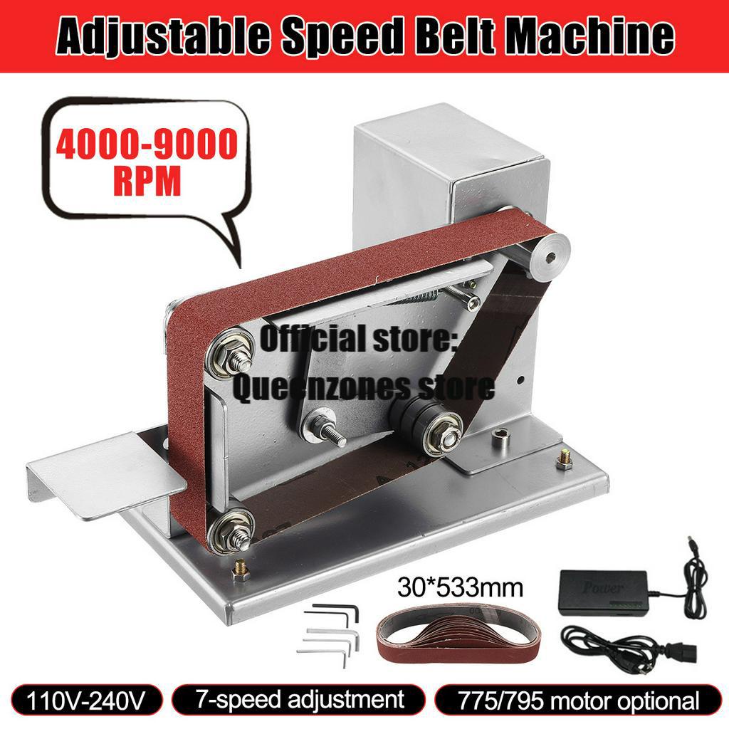 Electric Iron Angle Grinder Sanding Belt Adapter Adjustable Speed For