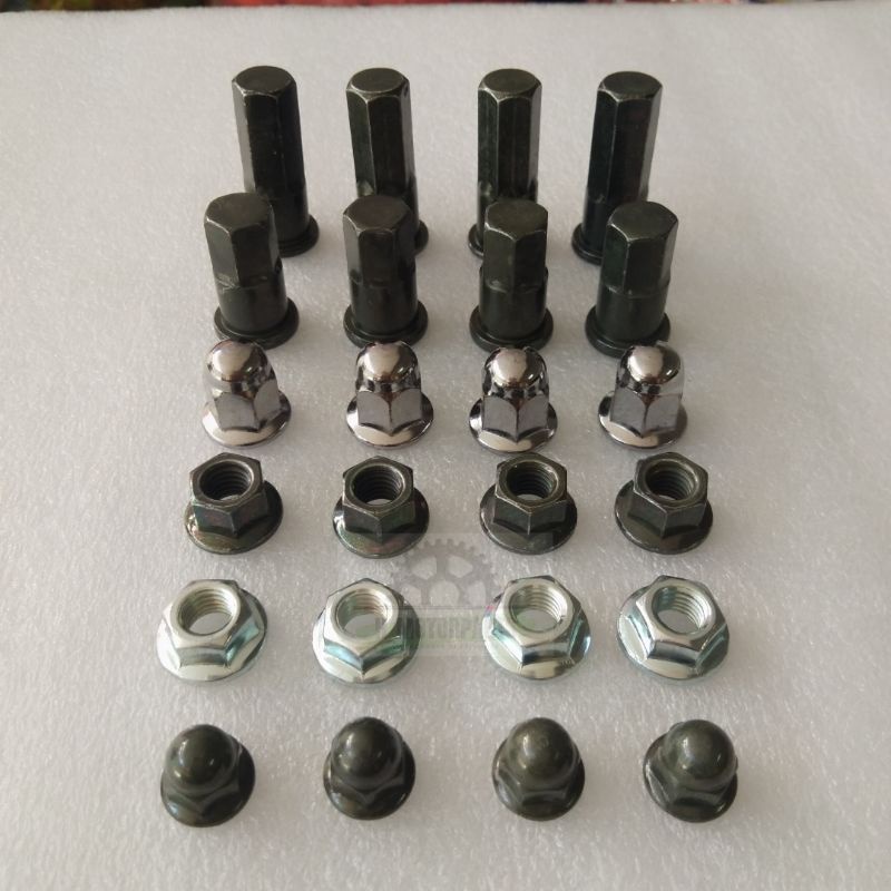 Block Nut Head Nut RXZ EX5 W125 KRISS Y125ZR LONG NUT RACING THAILAND ...