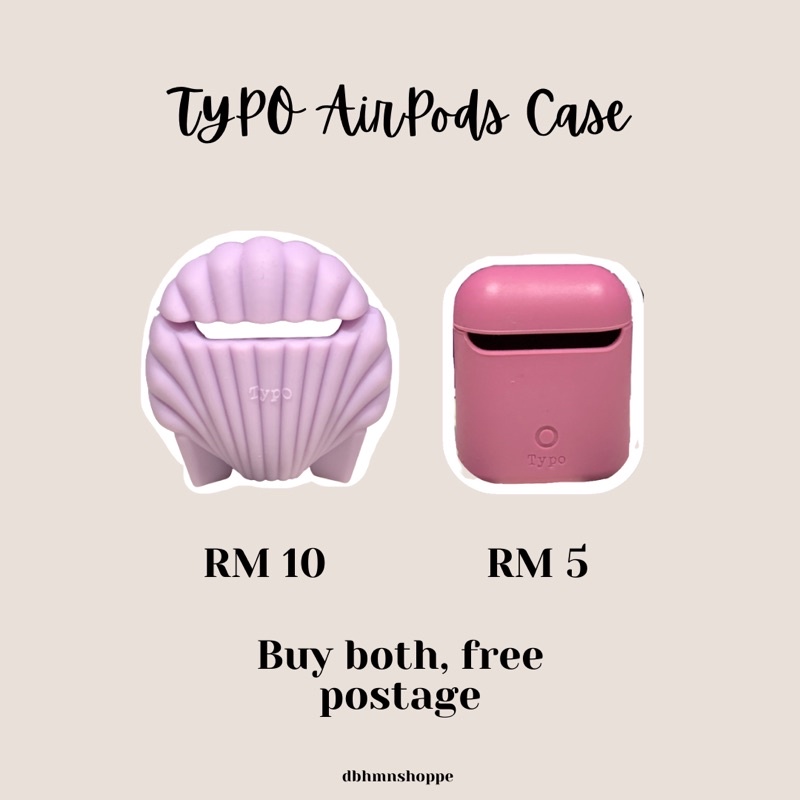 TYPO Airpods Case good condition Shopee Malaysia