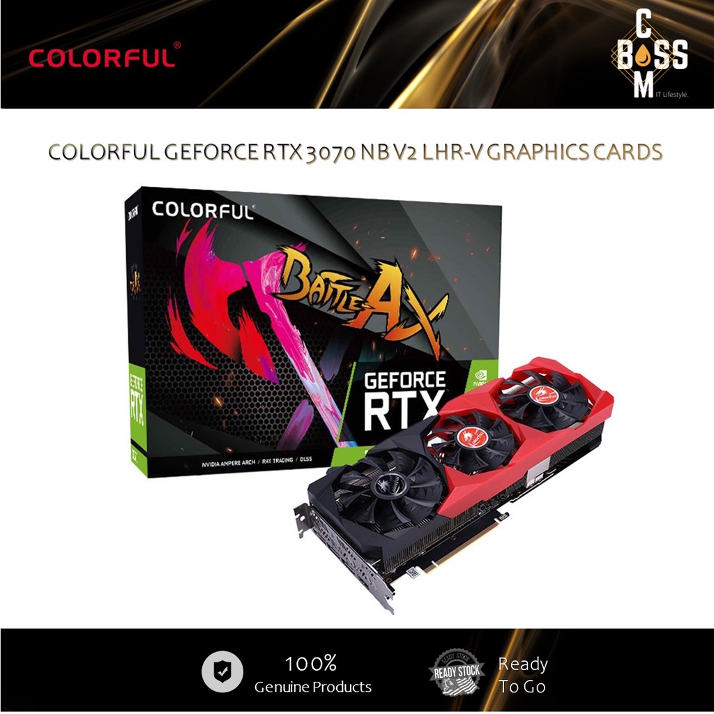 ORIGINAL COLORFUL GEFORCE RTX 3070 NB V2 LHR V GRAPHICS CARDS