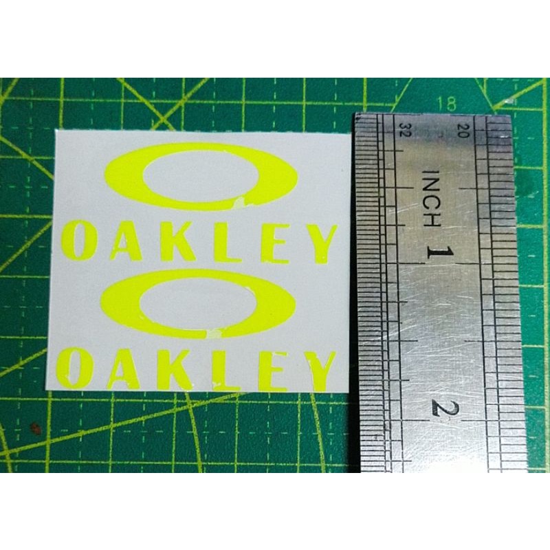 STIKER OAKLEY STIKER HELMET STIKER METER STIKER MOTOR | Shopee Malaysia